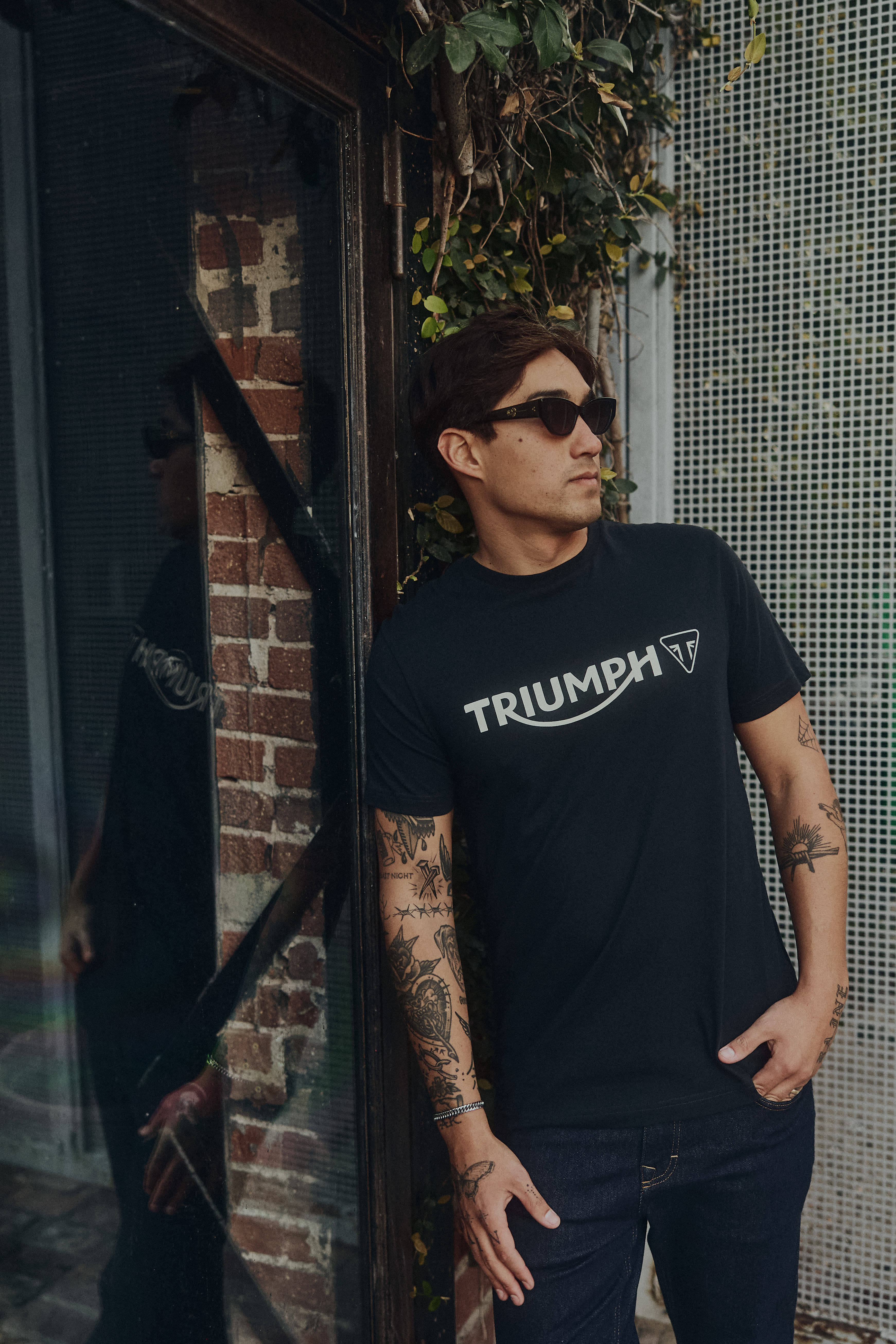 Cartmel Logo Tee in Black Marl | Casual Clothing